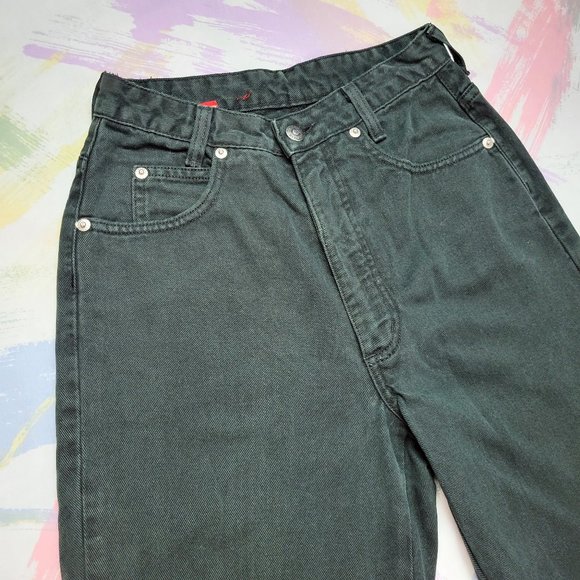 Vintage 90s Banana Republic Black High Waist Jeans - Picture 2 of 6